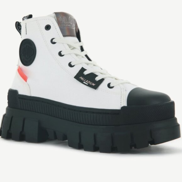 Palladium Revolt Hi Tx Sneaker Boots 97242-116-m S3 Star White (2nd Pair) - Picture 9 of 14
